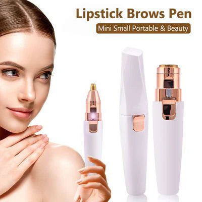 2 in 1 eyebrow trimmer